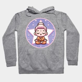 Chibi Budda God Meditating Hoodie